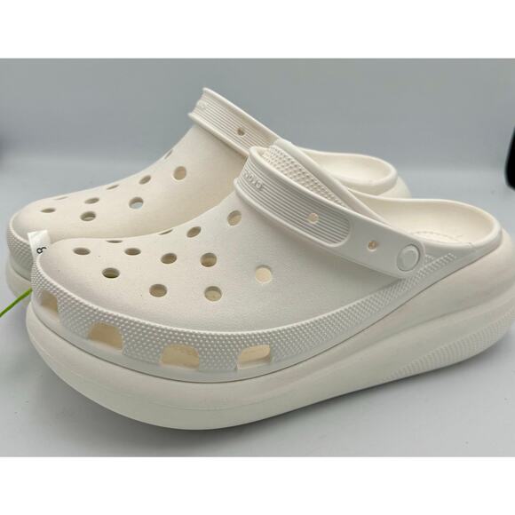 Crocs Crush Clogs White Sz 12 # 287